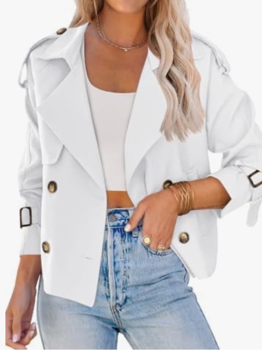 White trench coat